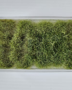 Trsy - Grass TUFTS - 12 mm self-adhesive - REALISTIC GREEN​